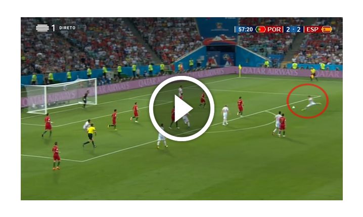 F E N O M E N A L N Y gol Nacho z Portugalią... WOW! [VIDEO]